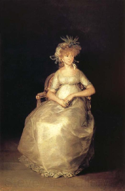 Francisco Goya Countess of Chinchon Norge oil painting art